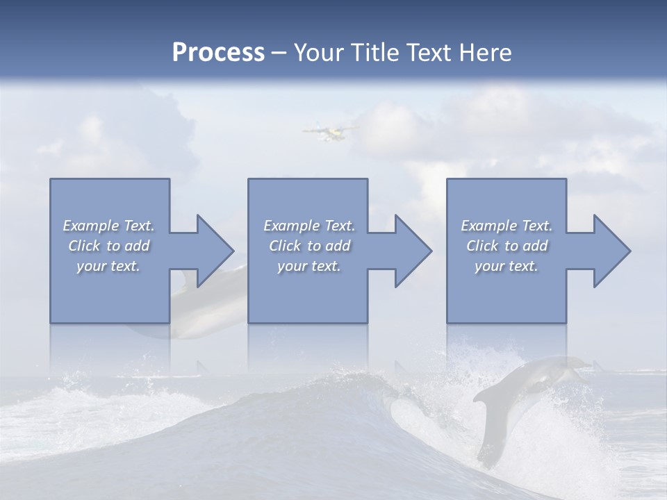 Jumping Dolphin PowerPoint Template