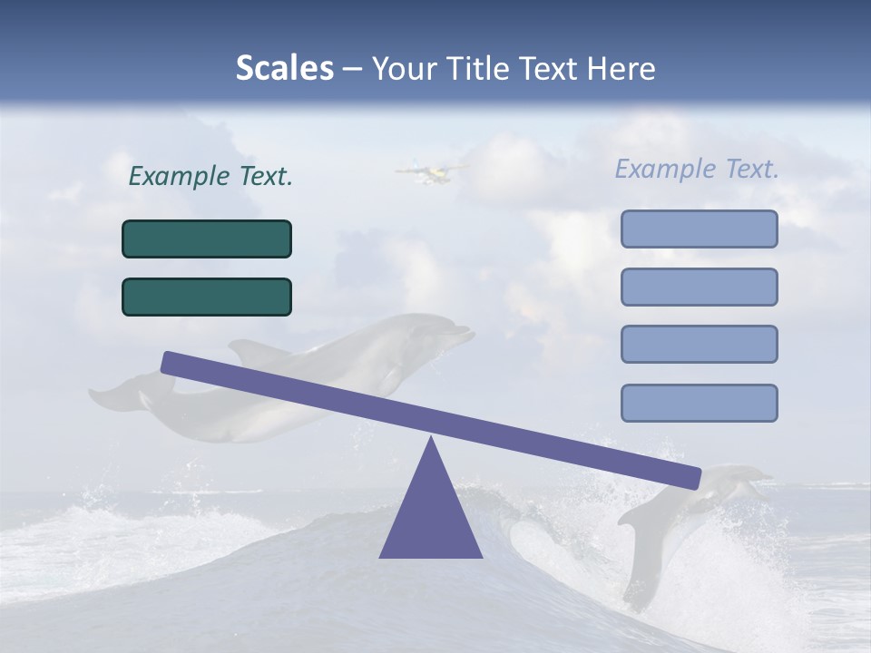 Jumping Dolphin PowerPoint Template