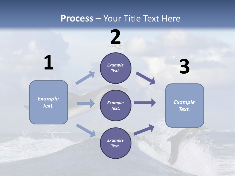 Jumping Dolphin PowerPoint Template
