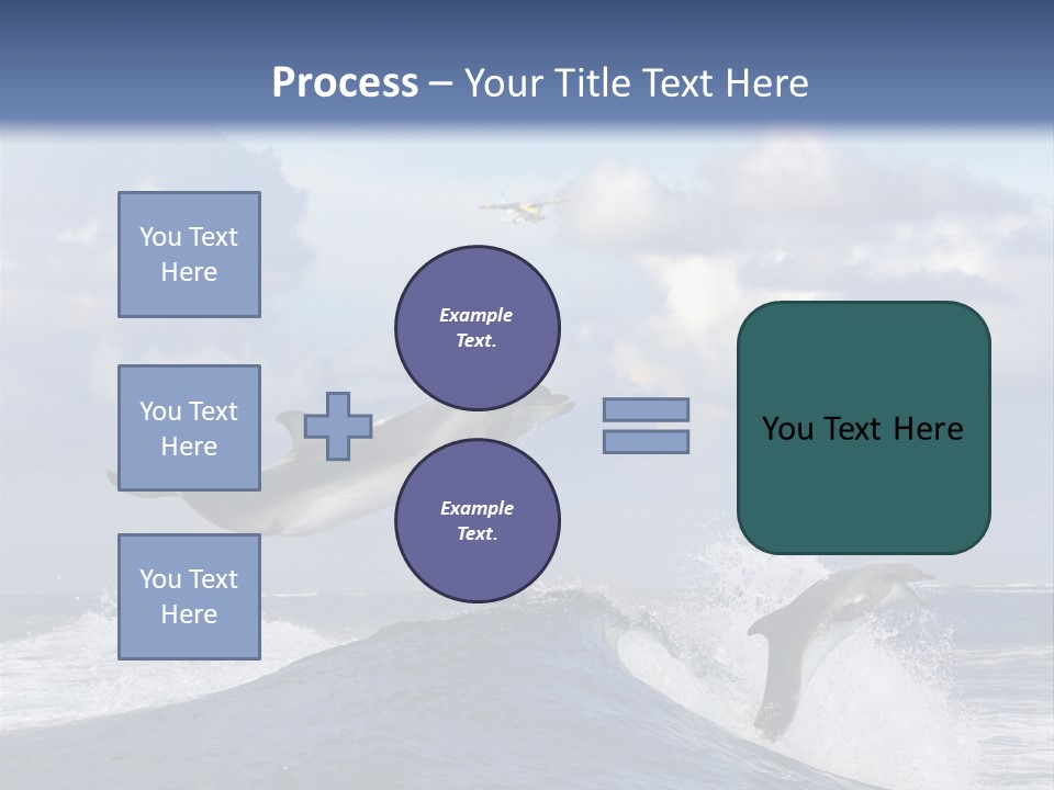 Jumping Dolphin PowerPoint Template
