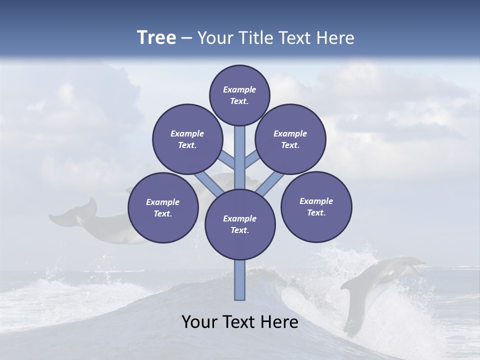 Jumping Dolphin PowerPoint Template