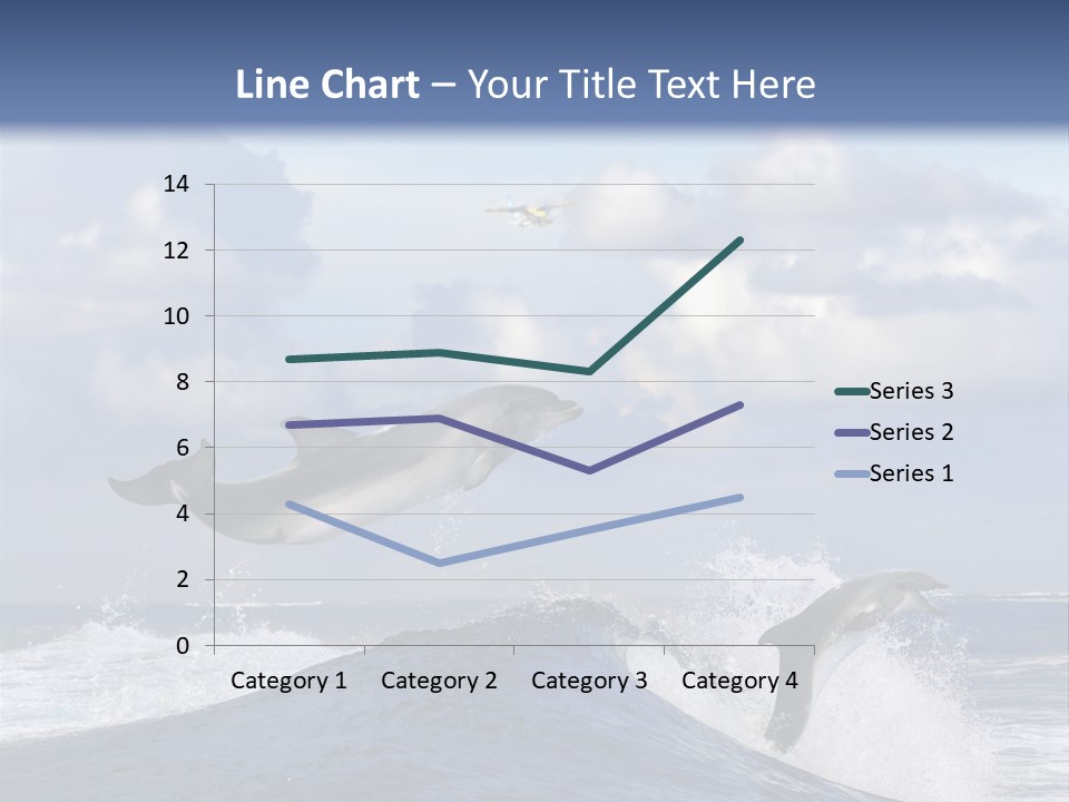 Jumping Dolphin PowerPoint Template