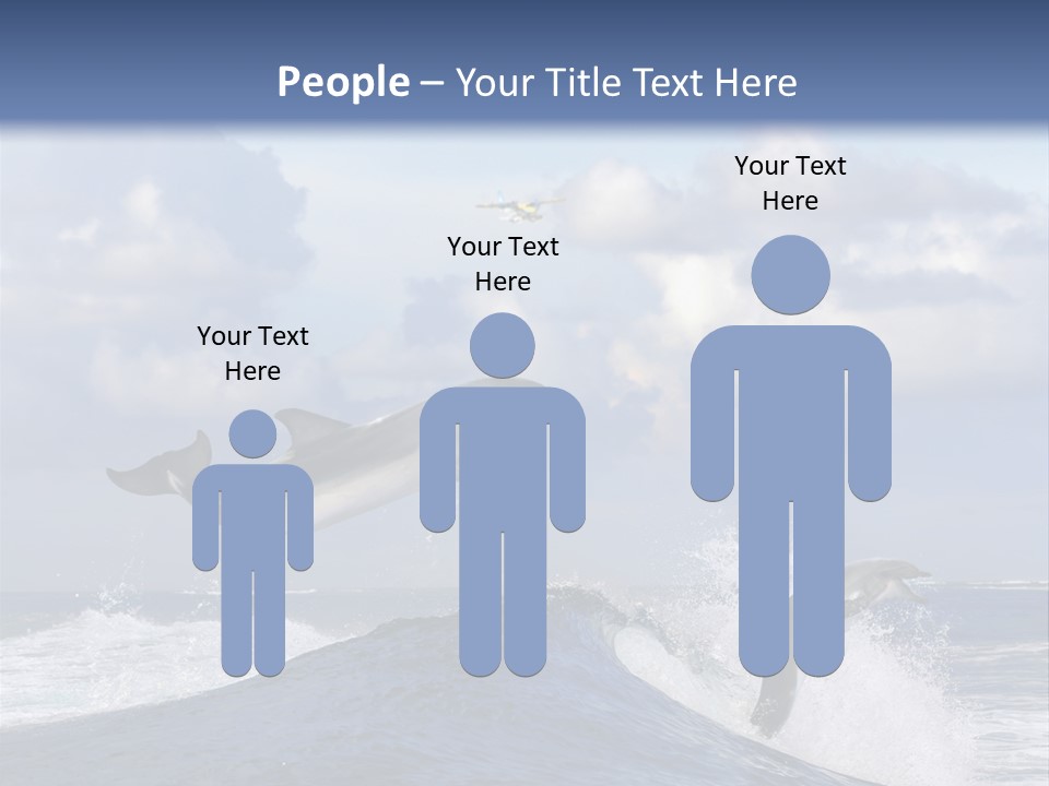 Jumping Dolphin PowerPoint Template