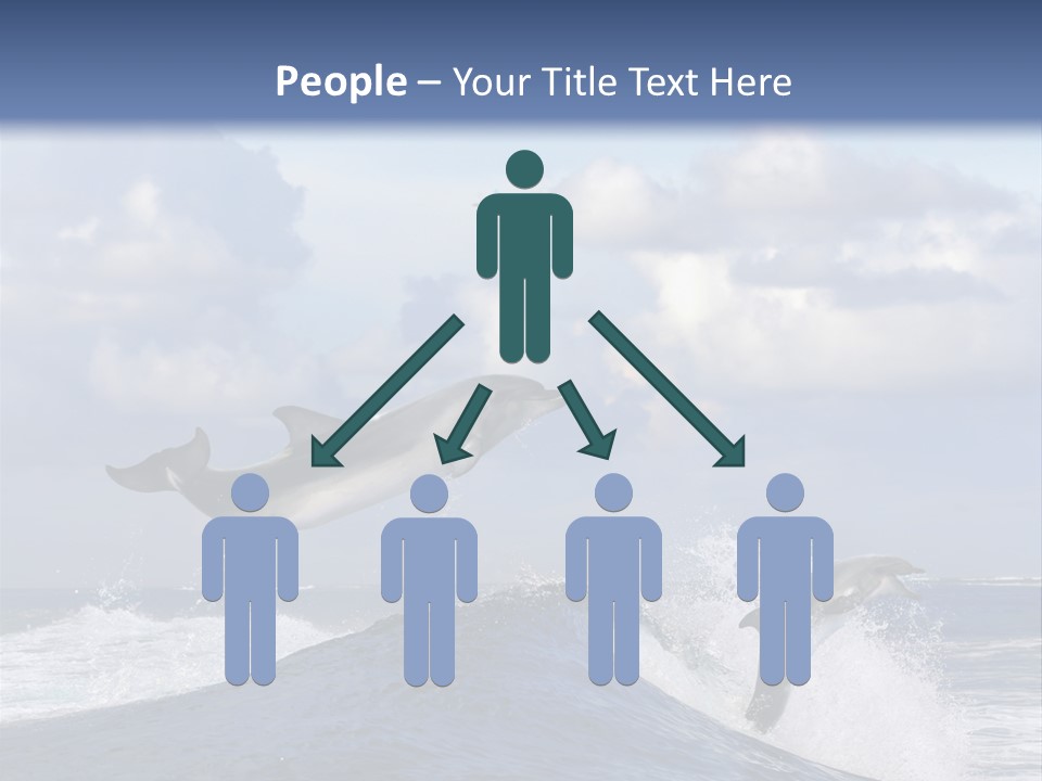 Jumping Dolphin PowerPoint Template