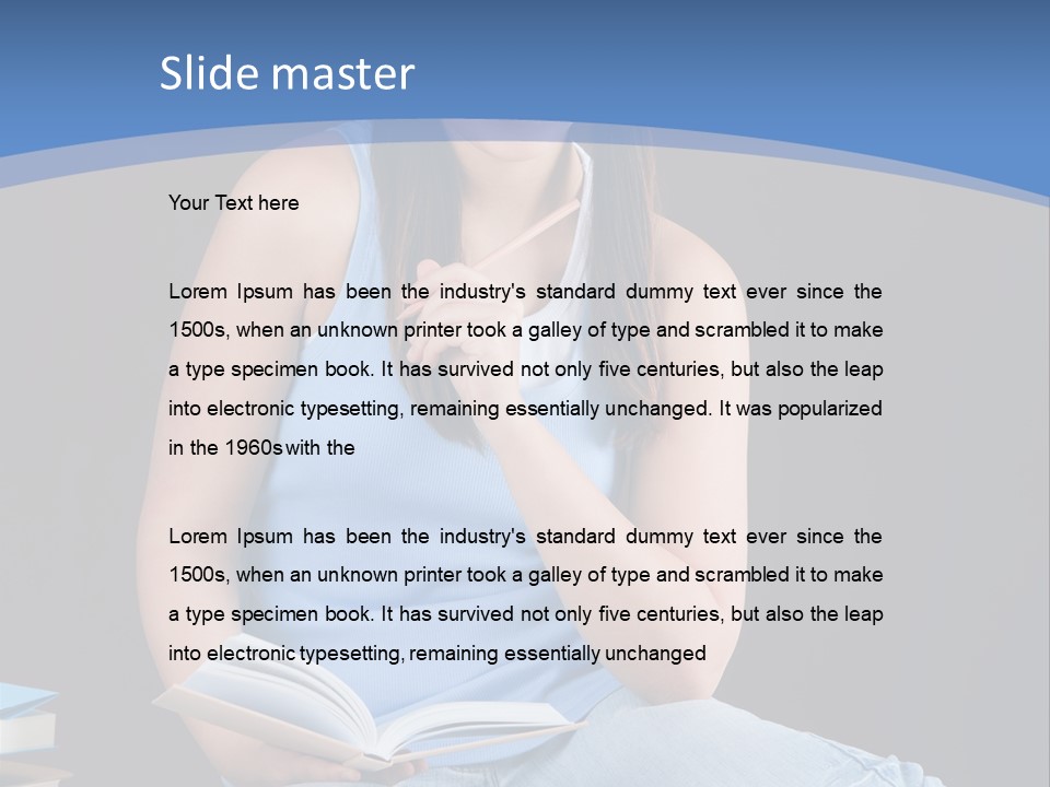 Young Education Happy PowerPoint Template