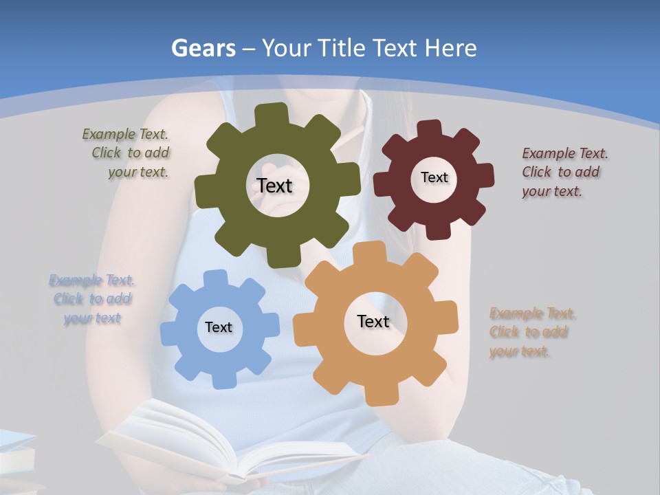 Young Education Happy PowerPoint Template