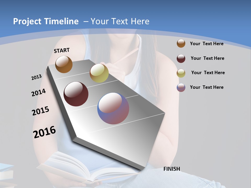 Young Education Happy PowerPoint Template