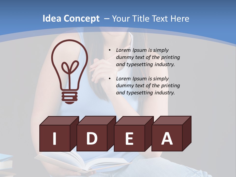 Young Education Happy PowerPoint Template