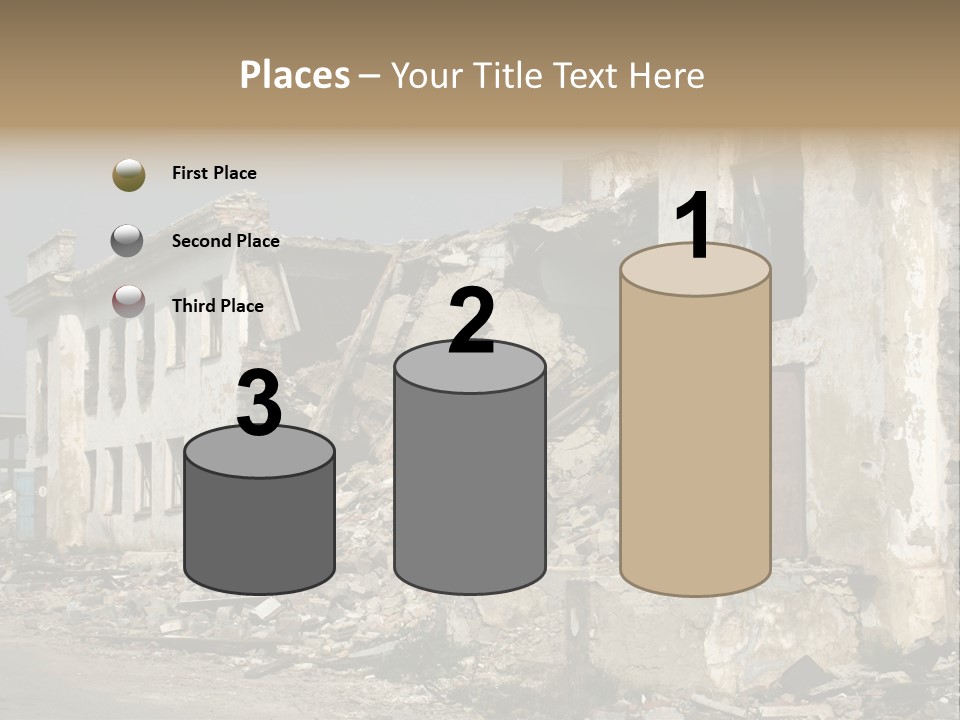 Russian Heap Rubbish PowerPoint Template