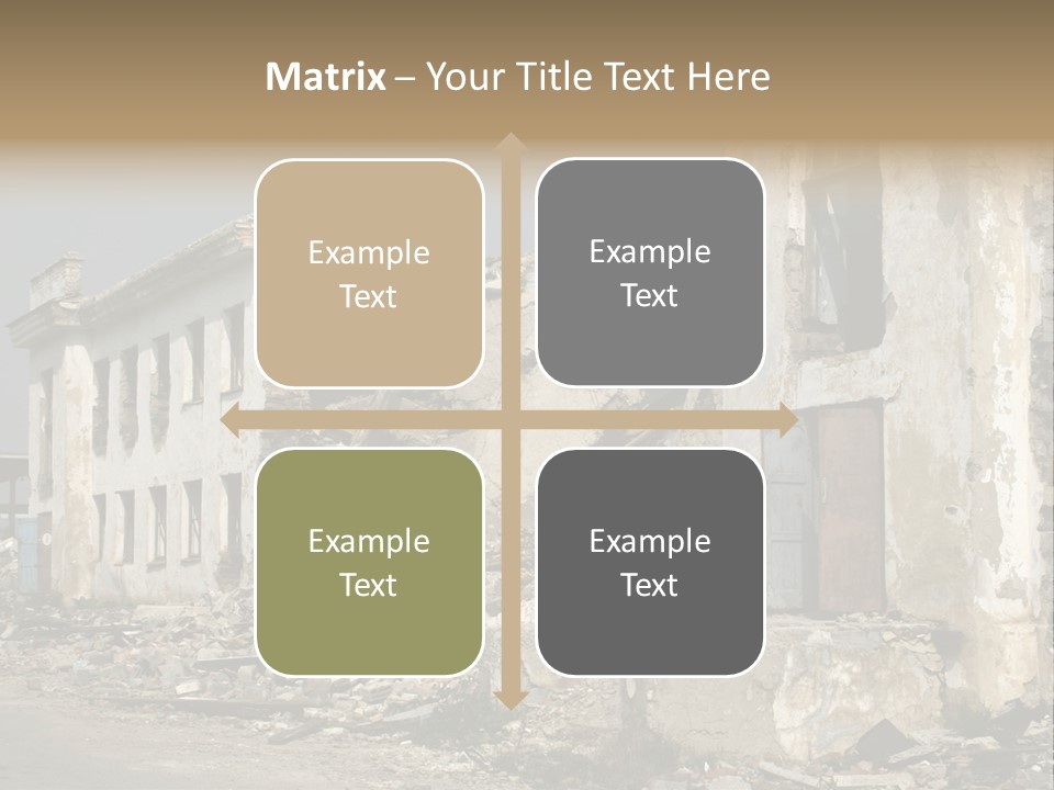 Russian Heap Rubbish PowerPoint Template