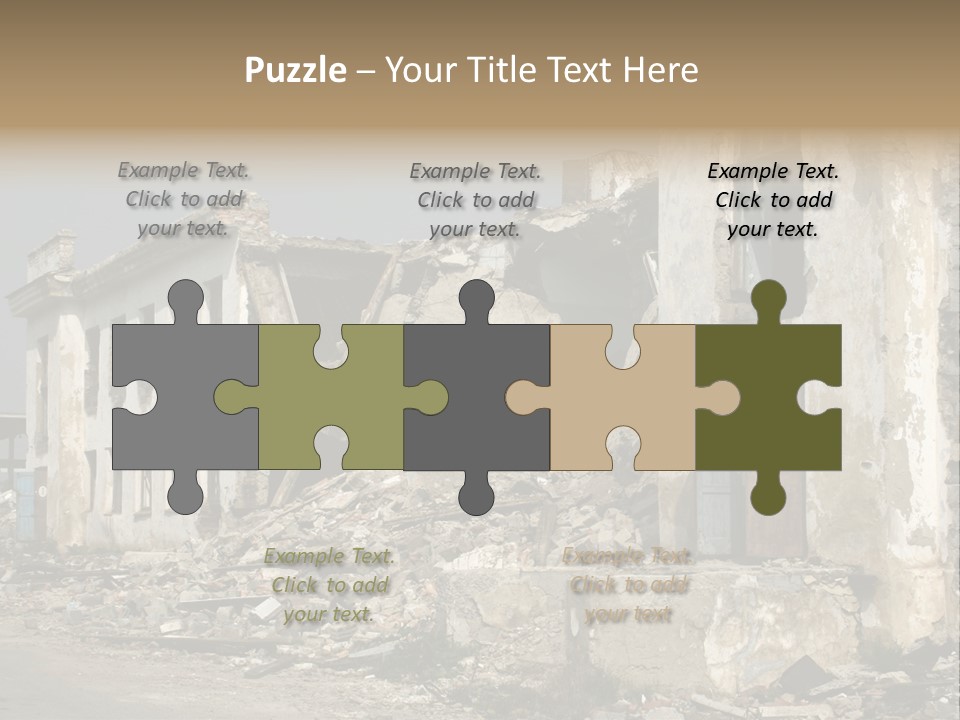 Russian Heap Rubbish PowerPoint Template