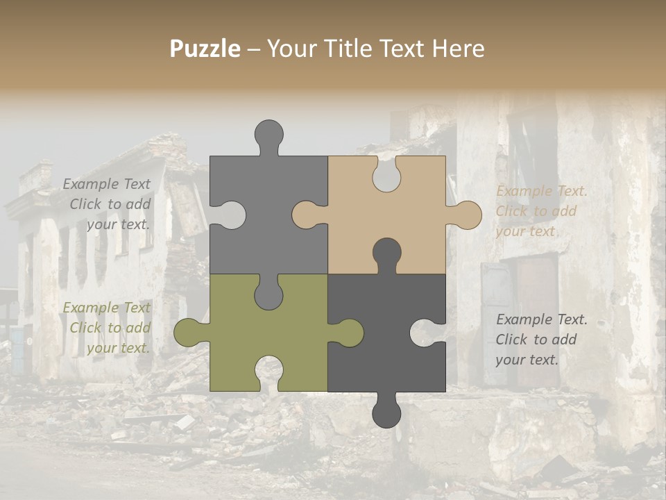 Russian Heap Rubbish PowerPoint Template