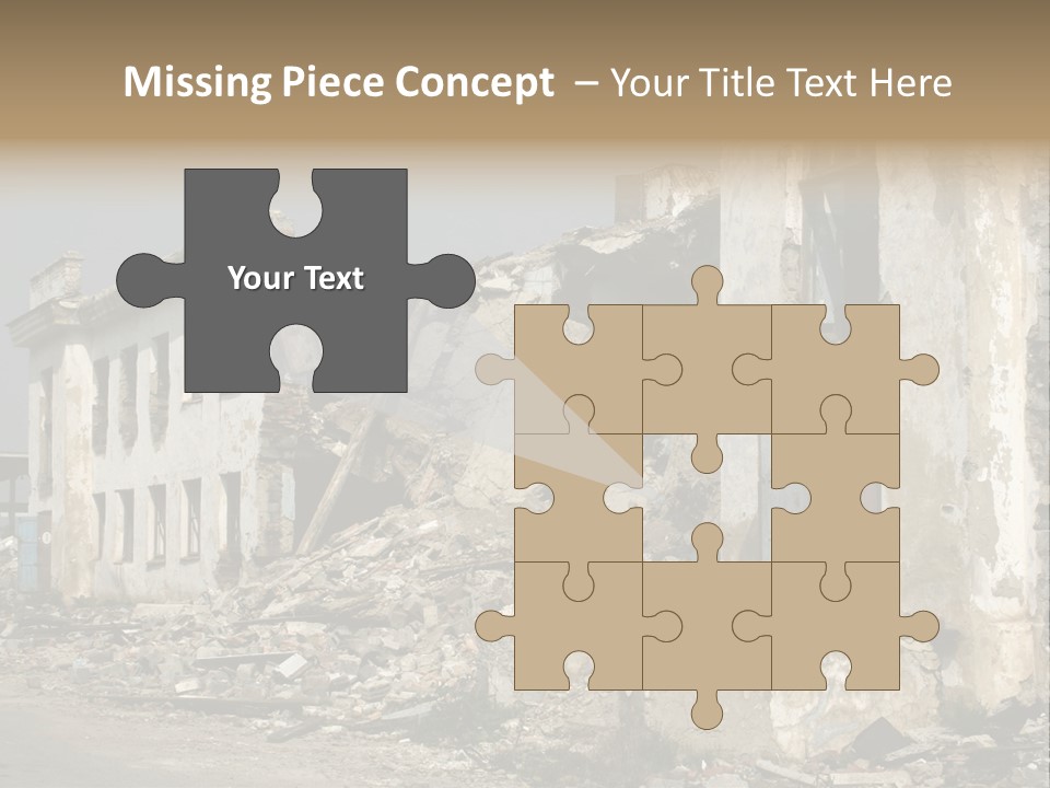 Russian Heap Rubbish PowerPoint Template