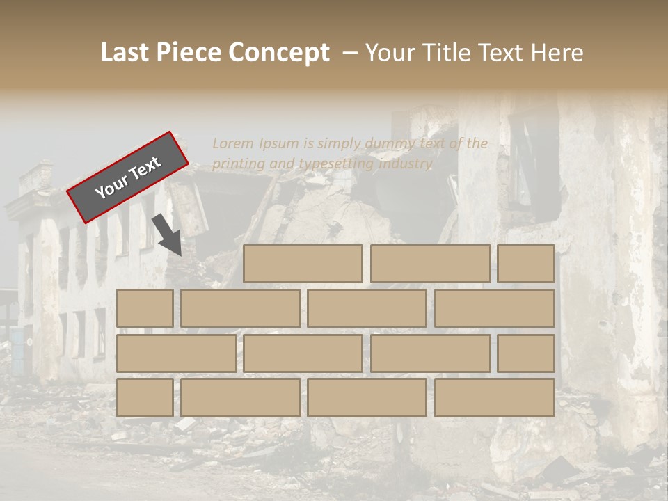 Russian Heap Rubbish PowerPoint Template