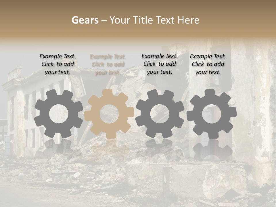 Russian Heap Rubbish PowerPoint Template
