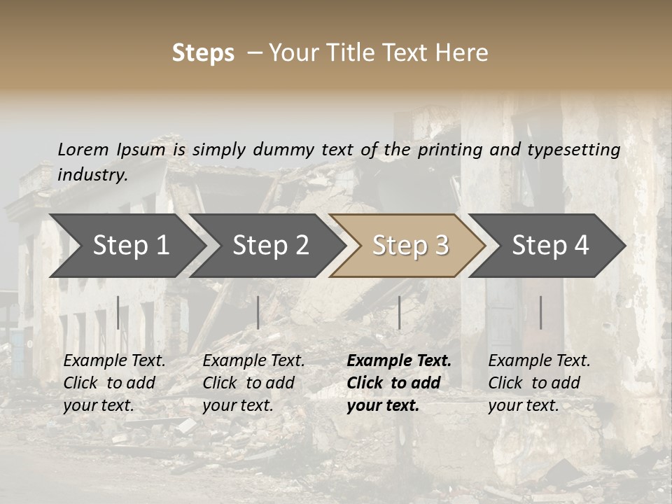 Russian Heap Rubbish PowerPoint Template