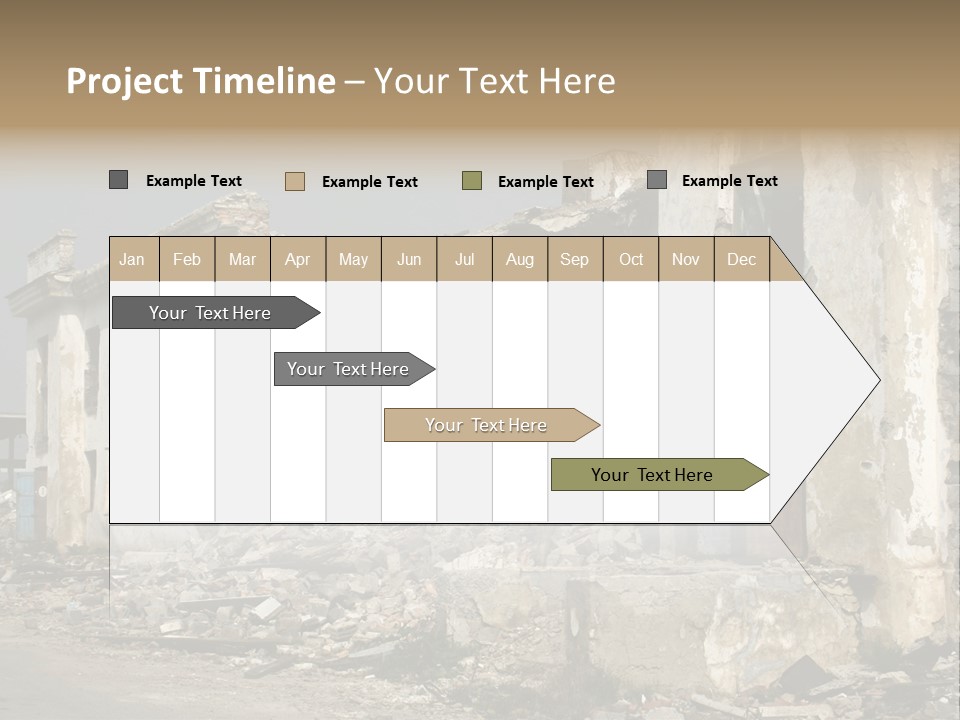 Russian Heap Rubbish PowerPoint Template
