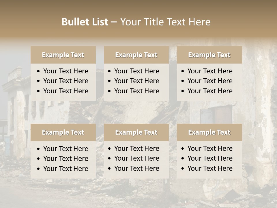 Russian Heap Rubbish PowerPoint Template