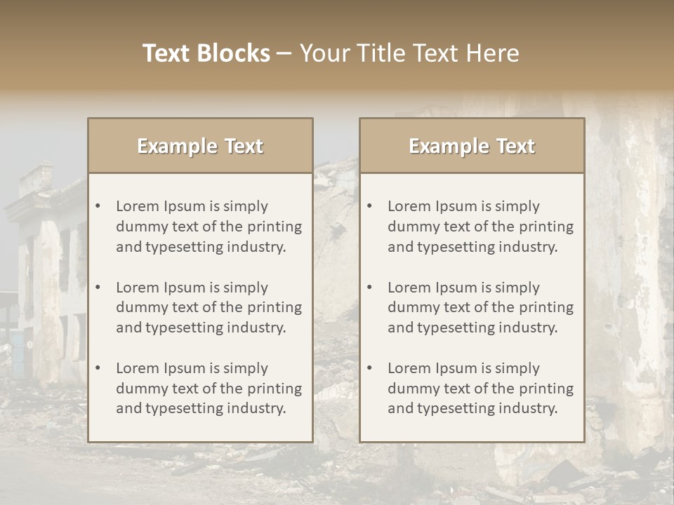 Russian Heap Rubbish PowerPoint Template