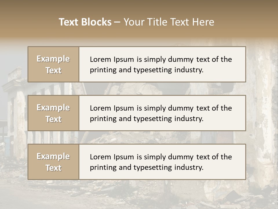 Russian Heap Rubbish PowerPoint Template