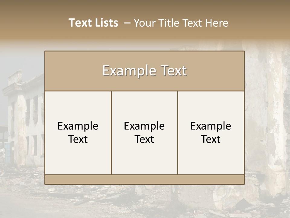 Russian Heap Rubbish PowerPoint Template