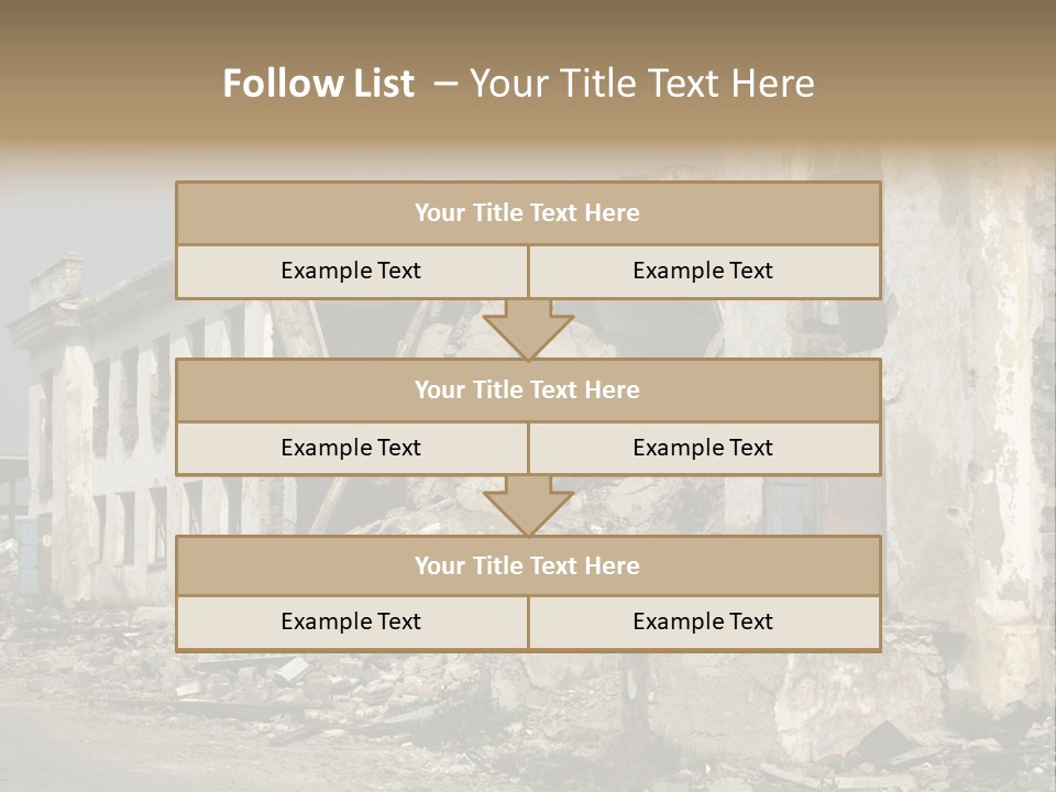Russian Heap Rubbish PowerPoint Template