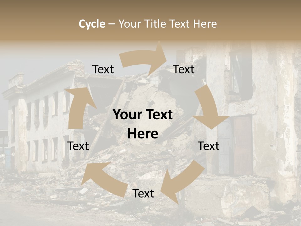 Russian Heap Rubbish PowerPoint Template