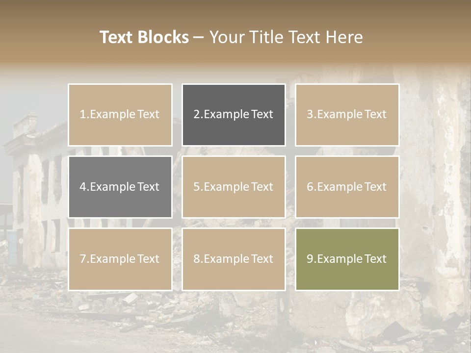 Russian Heap Rubbish PowerPoint Template