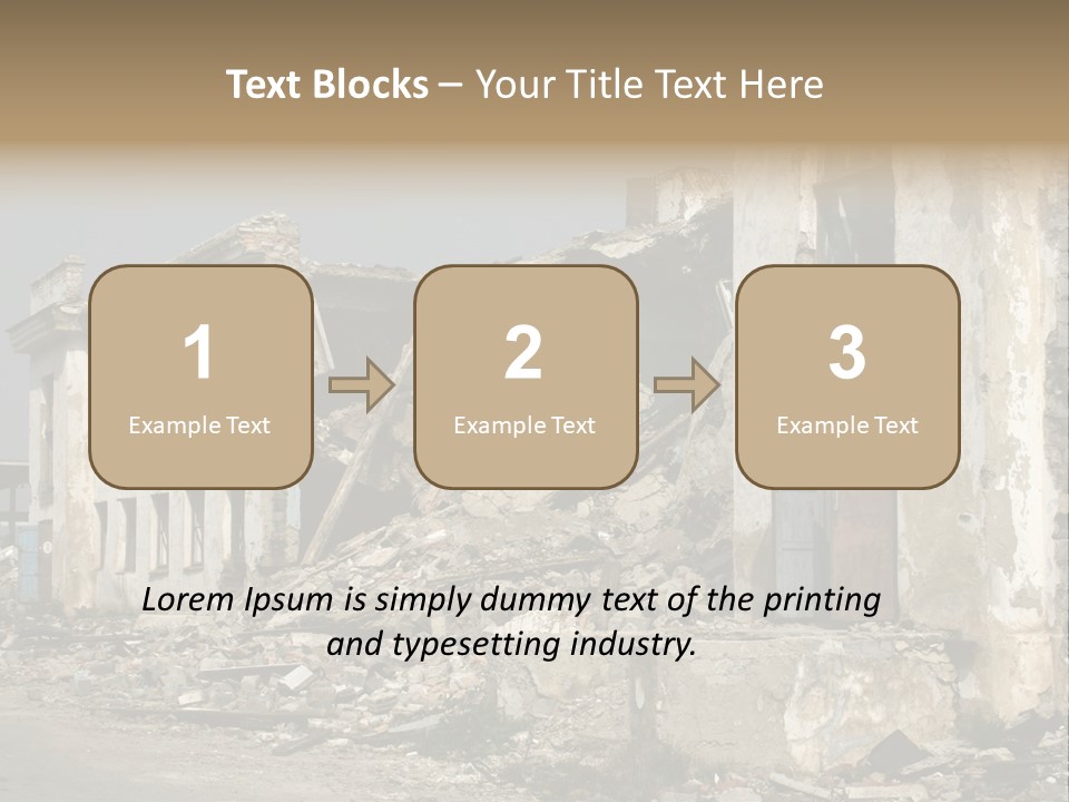 Russian Heap Rubbish PowerPoint Template