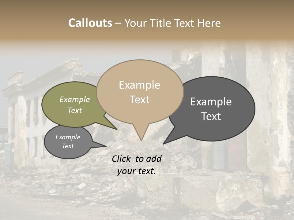 Russian Heap Rubbish PowerPoint Template