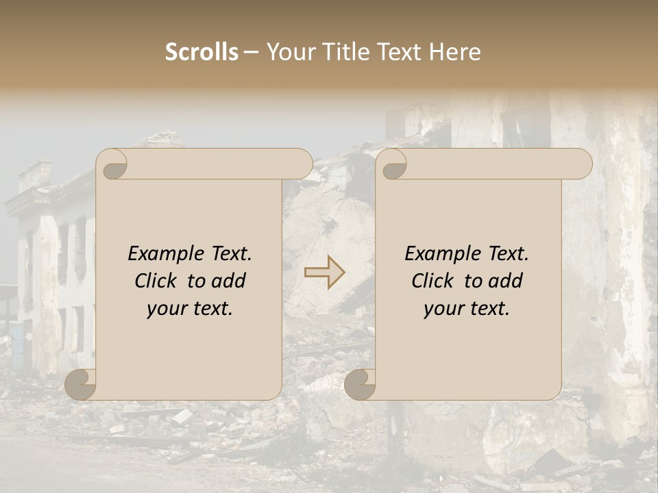 Russian Heap Rubbish PowerPoint Template