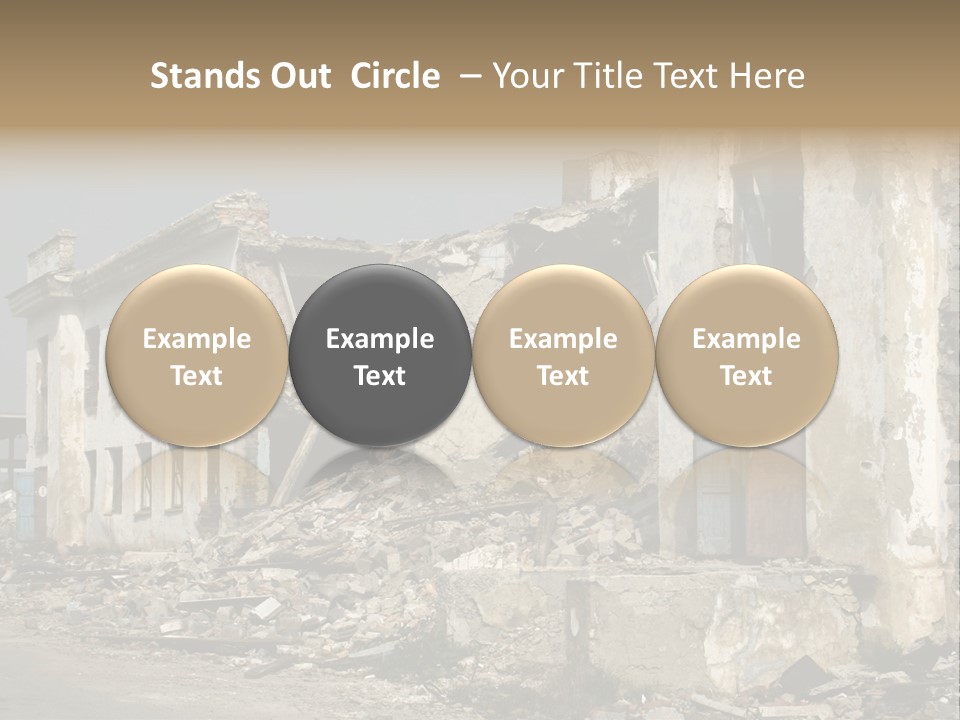 Russian Heap Rubbish PowerPoint Template