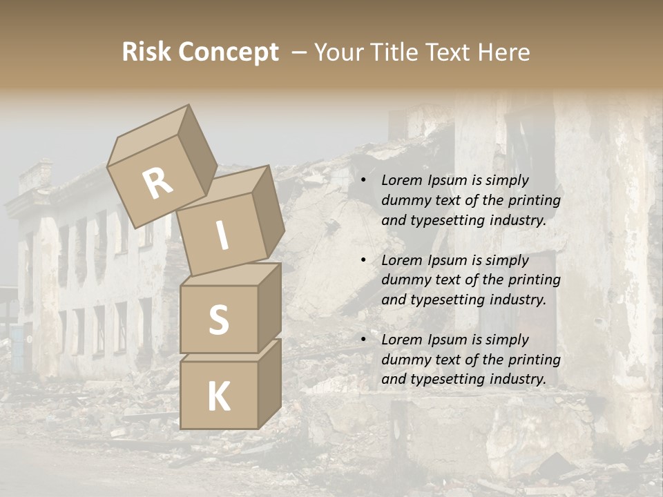 Russian Heap Rubbish PowerPoint Template