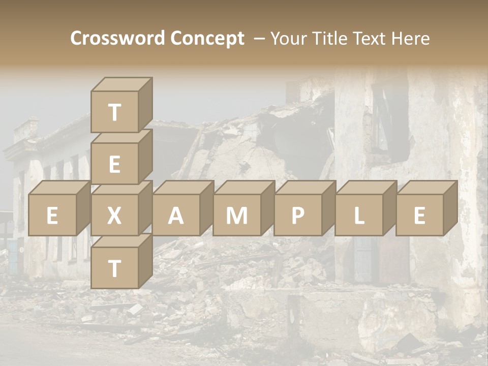 Russian Heap Rubbish PowerPoint Template