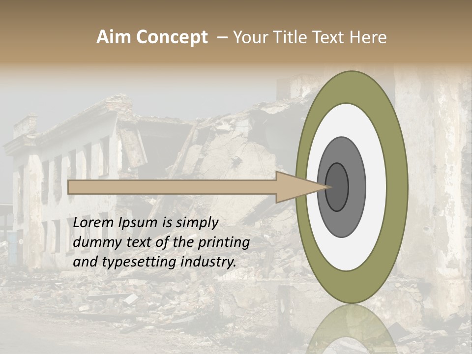 Russian Heap Rubbish PowerPoint Template