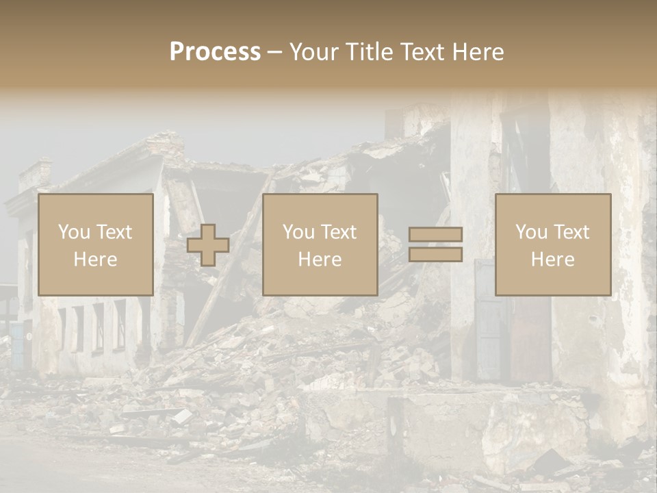 Russian Heap Rubbish PowerPoint Template