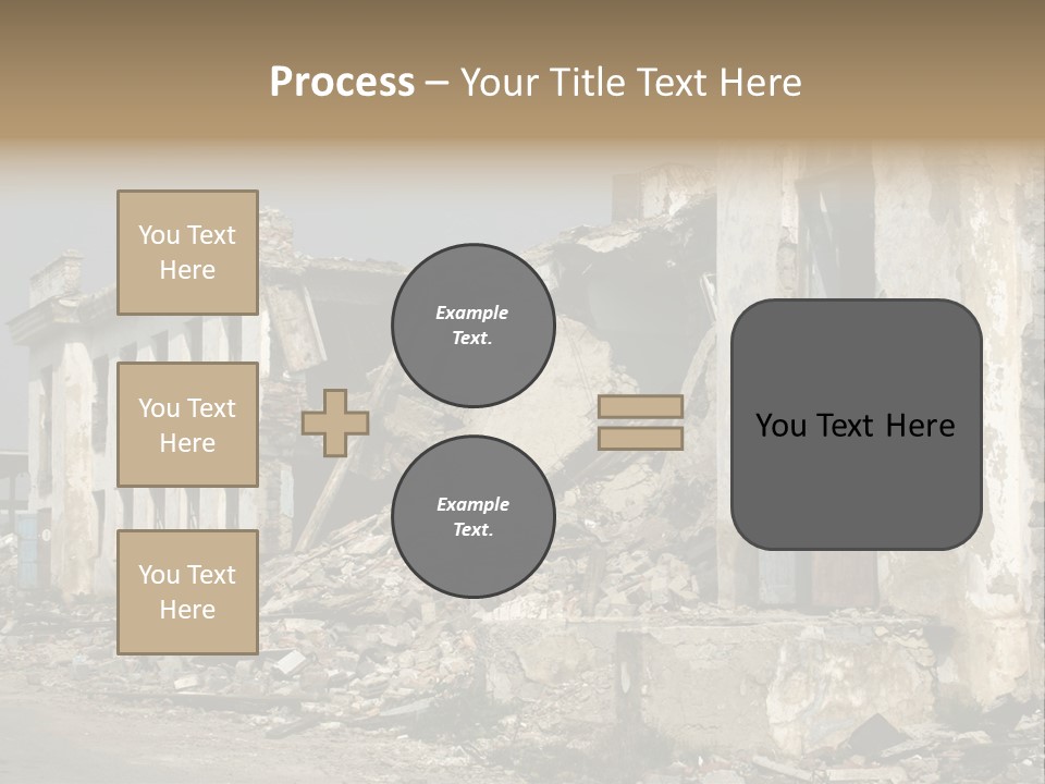 Russian Heap Rubbish PowerPoint Template