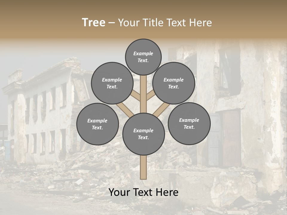 Russian Heap Rubbish PowerPoint Template