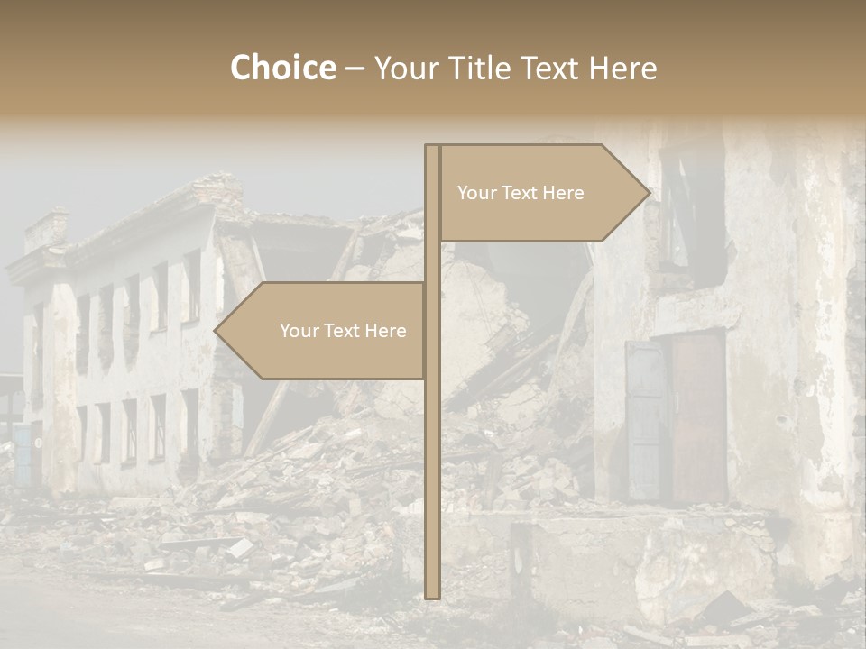 Russian Heap Rubbish PowerPoint Template