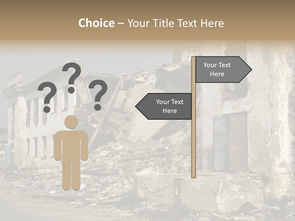 Russian Heap Rubbish PowerPoint Template