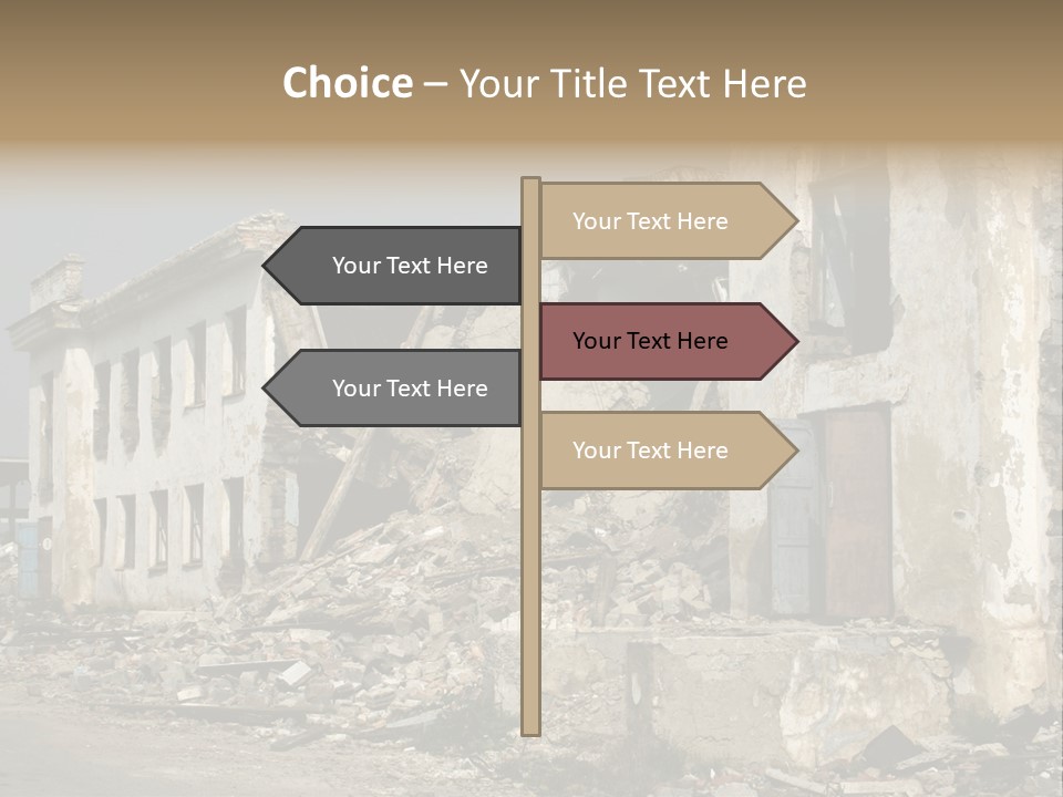 Russian Heap Rubbish PowerPoint Template