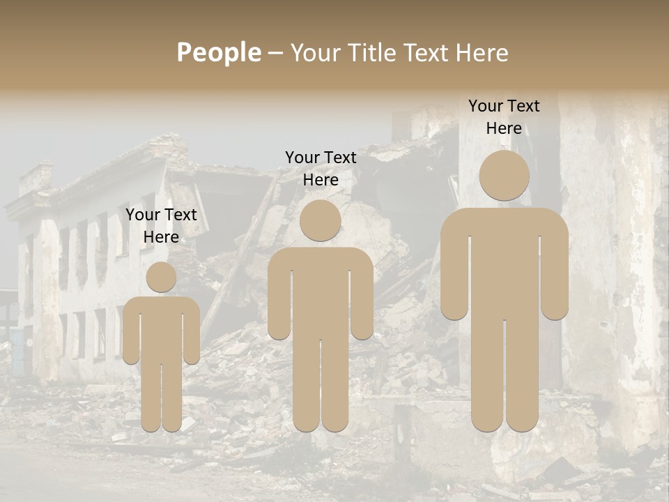 Russian Heap Rubbish PowerPoint Template