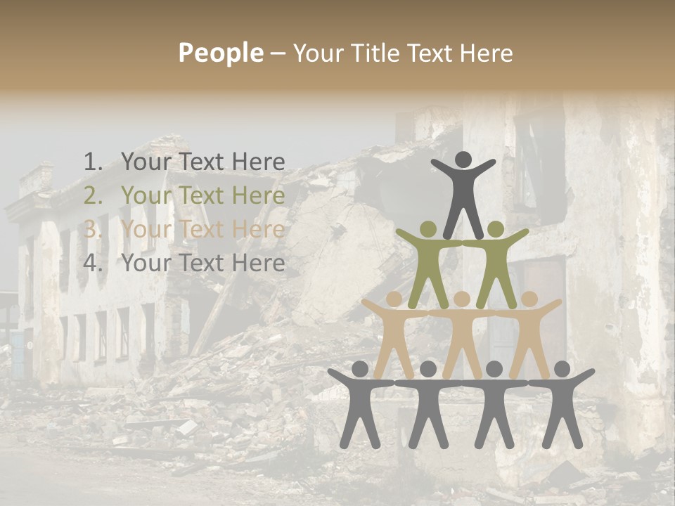 Russian Heap Rubbish PowerPoint Template