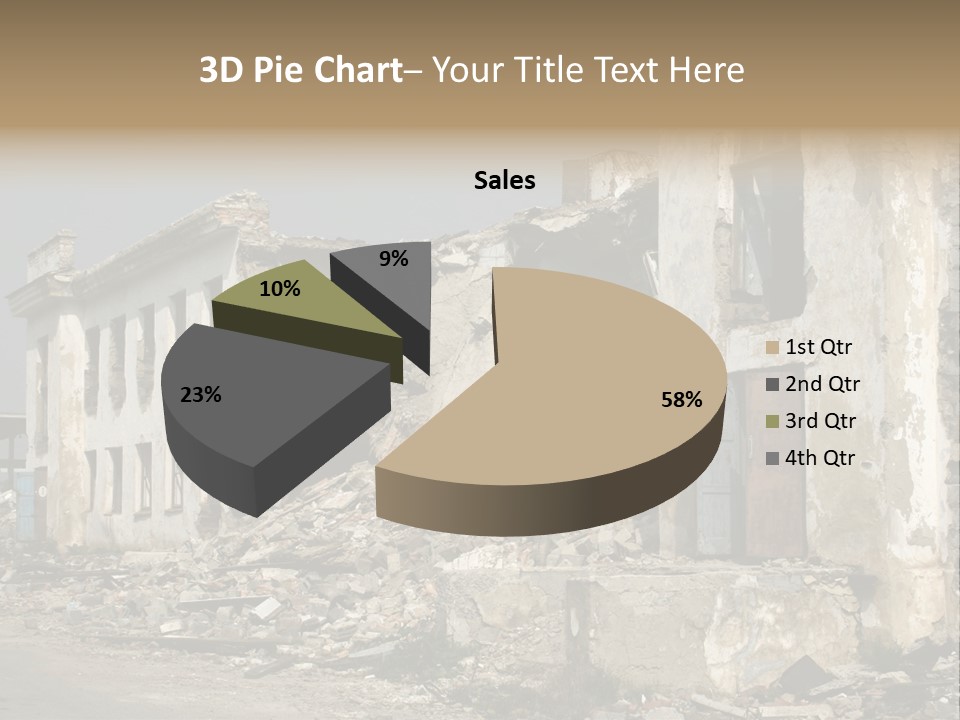 Russian Heap Rubbish PowerPoint Template