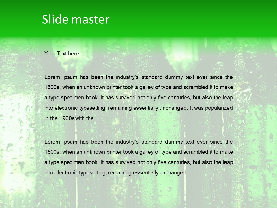 Beer Bottles PowerPoint Template