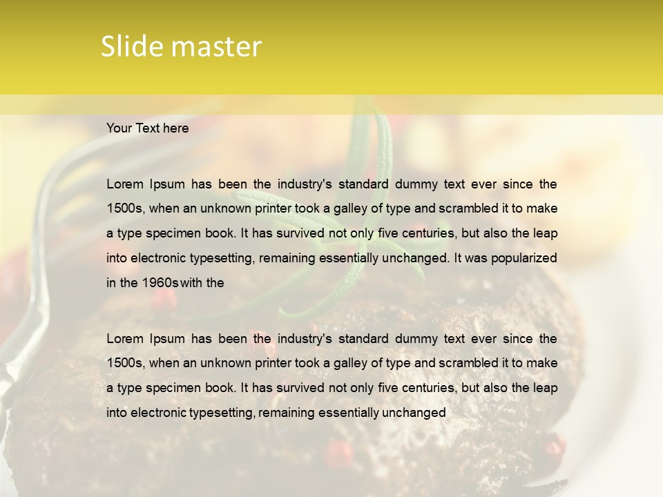 Ojo De Bife PowerPoint Template