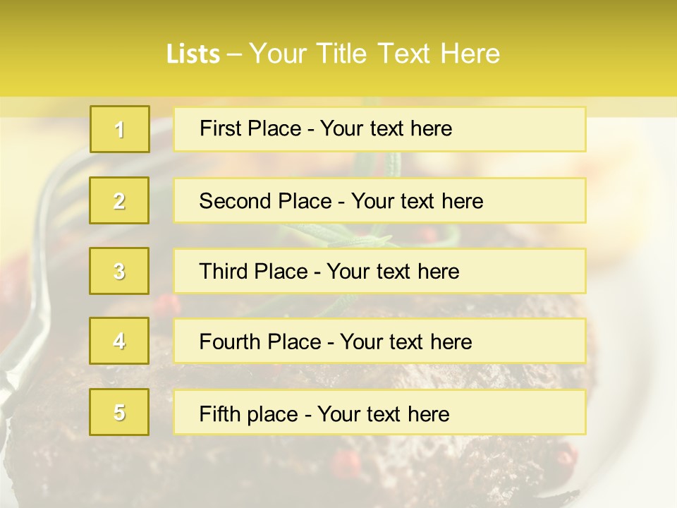Ojo De Bife PowerPoint Template