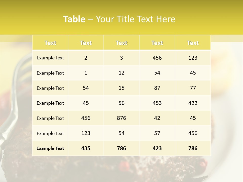 Ojo De Bife PowerPoint Template