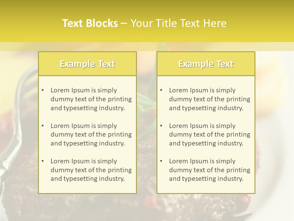 Ojo De Bife PowerPoint Template