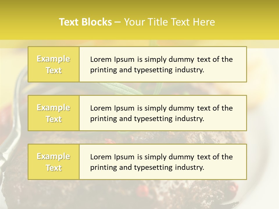 Ojo De Bife PowerPoint Template